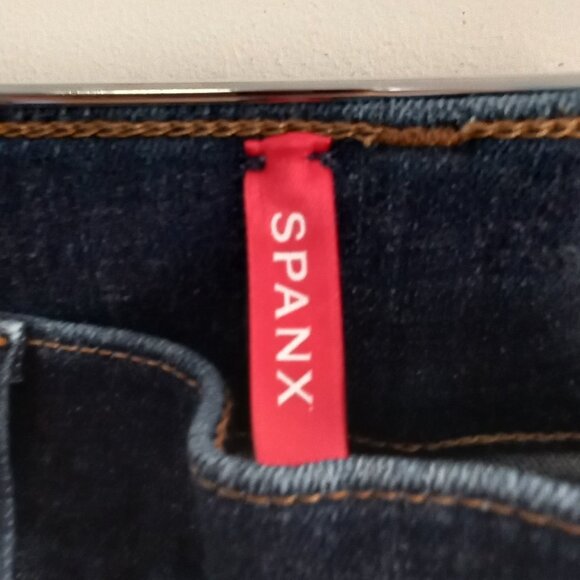 SPANX dark blue denim skinny jeans - Picture 6 of 10